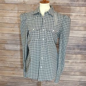 Greysn plaid button up. NWT